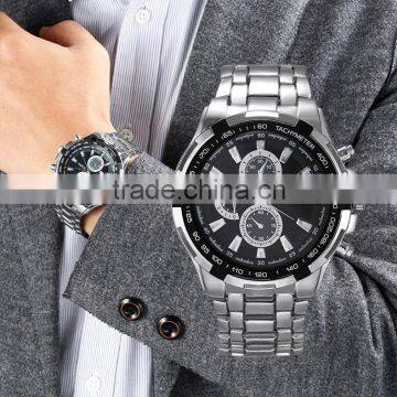 JD8882 japan movt quartz watch stainless steel bezel quartz geneva watch fold over clasp