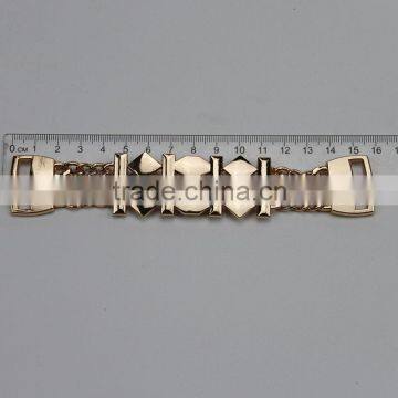 Antique Arrows Connected Gold Chian for Colthes or Bags or Shoes photo-4