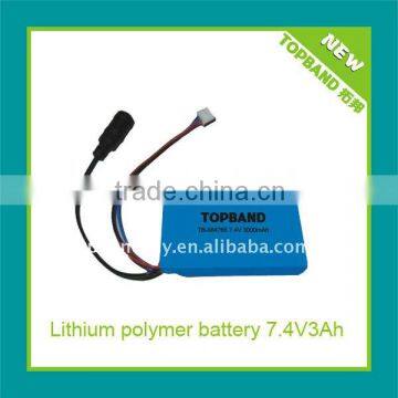 Lithium Polymer Battery 7.4V3000mAh TB-884765