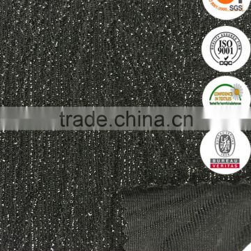 2015new 79%T 6%SPsilver silk 15% Knit jacquard fabric