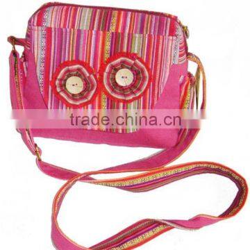 nice ladies colorful cotton flower messenger bag NO.190-116