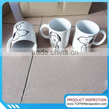 Inspection and Testing in Ceramic mug