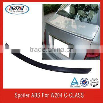 FIT FOR MERCEDES BENZ W204 C-Class Trunk Spoiler ABS PRIMER SPOILER C63 C300 C350 Sedan