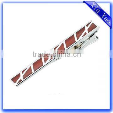 Customized silver nickel metal blank tie clips