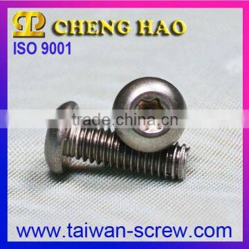 Six-Lobe Pin Pan Head Machine Stainless Steel Screws