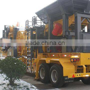 High performance impact mobile crusher with CE&ISO approval