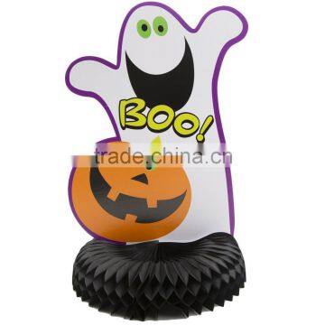 Large Ghost & Pumpkin Honeycomb centerpiece Halloween party table decoration