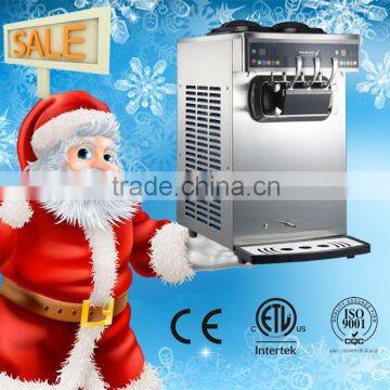 S230F CE ETL 3 flavors automatic frozen yogurt machine