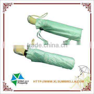 High Quality Pearl Fabric Automatic Solar Umbrella photo-3
