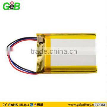 103450 Lipo battery 3.7V 1800mAh, rechargeable Li-ion polymer battery pack