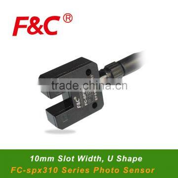 FC-spx310 (SU-B3) U Shape Photo Sensors Switches, 10mm sensing slot, NPN.NO.NC Or PNP.NO.NC Offered.