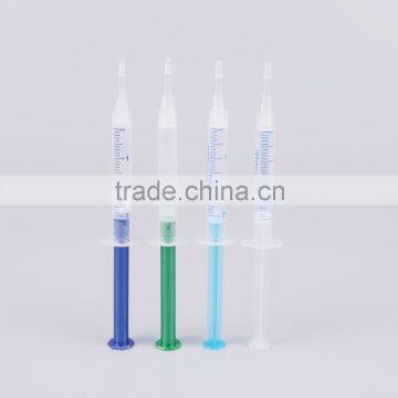 3ml Peroxide or Non Peroxide Teeth Whitening Bleach Gel Syringe OEM