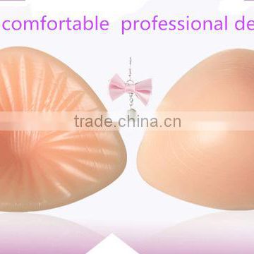 silicone breast forms for mastectomy woman fake breast making body balance not allergic xinxinmei triangleshape 150g/piece