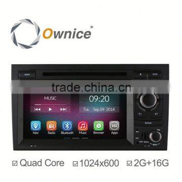 2G +16G Wholesale Price Android 4.4 & Android 5.1 DVD GPS Navigation system for Audi A4 Quad Core RK3188 1.6GHz