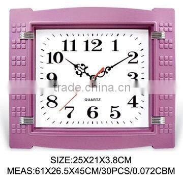 Plastic Promotional Gift Clock, with Custom Made Clock Dial