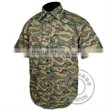 Military Shirt BDU adopting 100% cotton for training