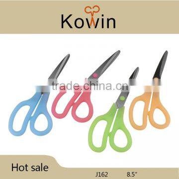 Multi Colors Plastic Handle Stainless Steel Scissors Office Durable Kitchen Herb Scissors