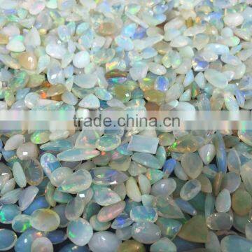 # AMZ Natural Multi Shape Ethiopian Colorful Opal Cut Stone