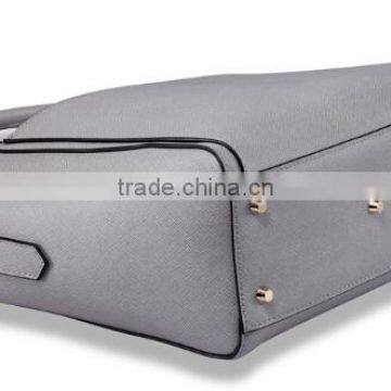 New Arrival Cross Gain Leather Classic Handbag for Office Lady photo-2