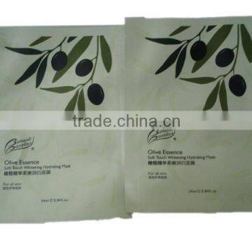 Facial Mask aluminum foil packing Bag with Tear Notch