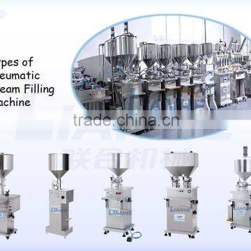 10-150ml 250ml 500ml Cosmetic Pneumatic Cream Filling Machine photo-3