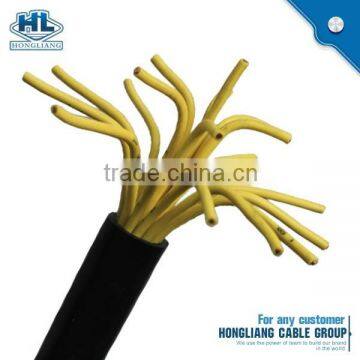 flexible control cable PVC insulated& sheathed copper wire braiding screened control cable