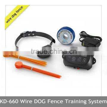 Smart Wire In Ground Waterproof Rechargeable Training 2 Dogs Fence System photo-2