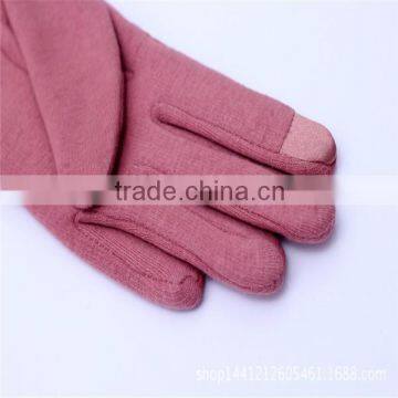 Factory Customized Plain Style AB Grade Lady Glove Down