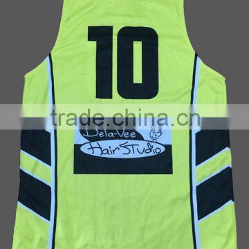 Custom sublimation basketball jersey of the vest design