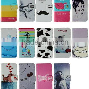 M2 Flip mold leather paint colorful design mobile phone cover