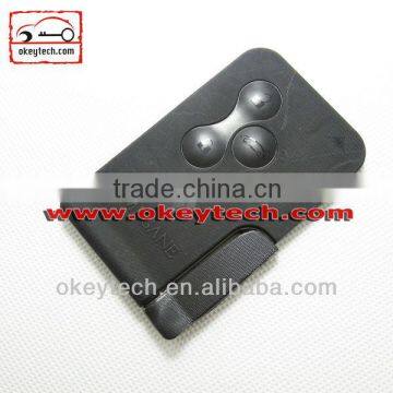 Okeytech key card Renault Megane 3 buttons smart key card renault megane key card for key card renault