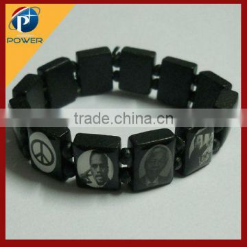 Wooden JLS Black History wood Bracelet