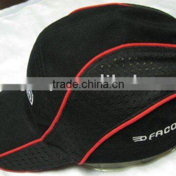 emboriiderd golf cap with mesh on both sides