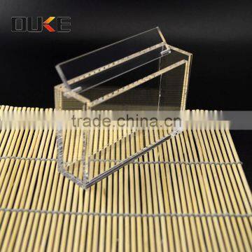 high clear custom acrylic box with lid