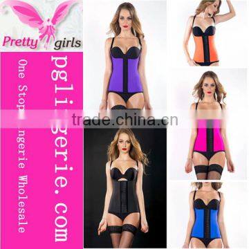 Latex waist cincher sport Vest Girdle Shapewear for laides