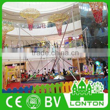 Four Person Kids Bungee Jumps With Springs Mall Entertainment Rides