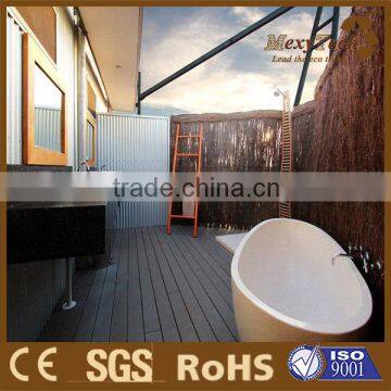 grey color exterior composite plastic wood flooring and decking accessories