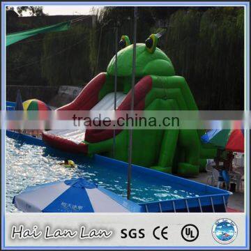 2015 bulk plastic balls adult size inflatable water slide for children