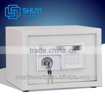 electronic safety box with key lock