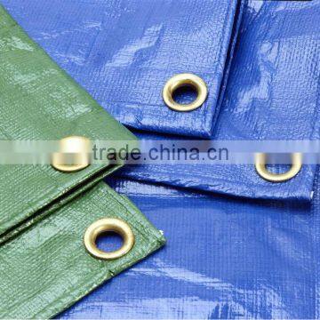 PE tarpaulin with eyelets canvas sheet