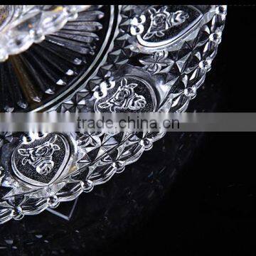 Embossed Food Glass Dish Tableware for Europe photo-2