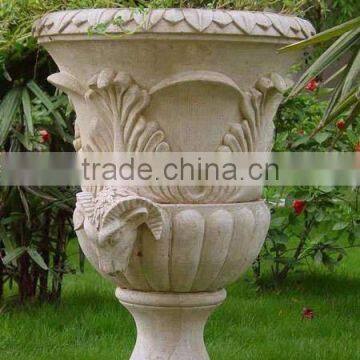 natural antique flowerpot stone flower pots ornamental