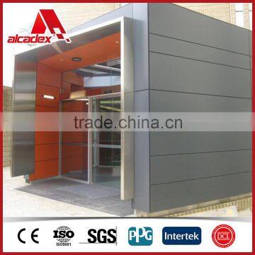 ISO certificate colour coated sheet metal cladding aluminium composite panel