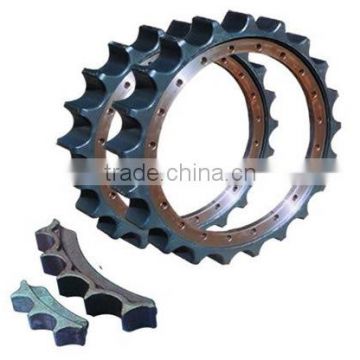 Sprocket rim for excavators