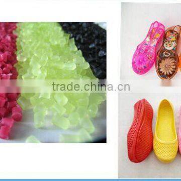 Crystal Colorful Pvc Compound /pvc Granules for Sandal Shoe