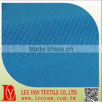 92/8 polyester check mesh fabric for sporswear