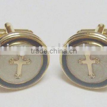 Cufflink for promotion, Quality cufflinks with gold plating