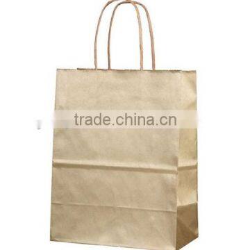 Gold Birthday Party Gift Bags Kraft Paper Loot Gift Bag With Handles