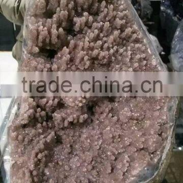 Wholesale Natural Rock Quartz Crystal Geode Cluster for Decoration