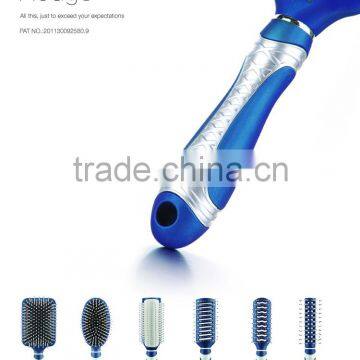 Raffini New Patterned Direct Sales Plastic Rubber Coating Finishging Hair Brush